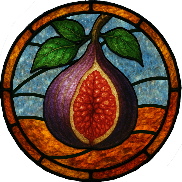 Joy — Fig stained glass