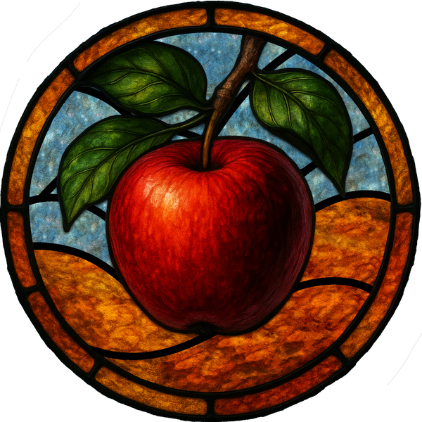 Goodness — Apple stained glass
