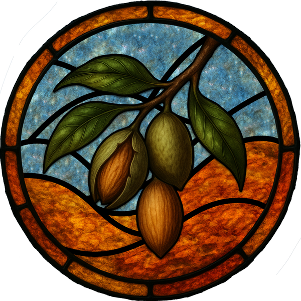 Faithfulness — Almond stained glass